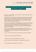 CON 1300 Exam Questions With Correct Answers 100&percnt; Verified&period;