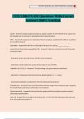 CON 1300 EXAM Questions With Correct Answers 100&percnt; Verified&period;