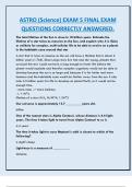 ASTRO &lpar;Science&rpar; EXAM 5 FINAL EXAM  QUESTIONS CORRECTLY ANSWERED&period;