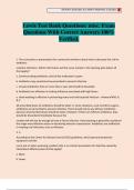 Lewis Test Bank Questions&colon; misc&period; Exam Questions With Correct Answers 100&percnt; Verified&period;