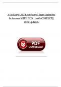 ATI MED SURG Respiratory&vert;&vert; Exam Questions & Answers WITH NGN    100&percnt; COREECT&vert;&vert; 2025 Updated&period;