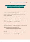 NSG 8673- Ch 7 Exam Questions With Correct Answers 100&percnt; Verified&period;