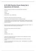 ILTS 206 Practice Exam Study Set 1 Questions All Solved &period;