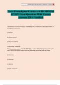 Texas Promulgated Contracts-CHAMPIONS STUDY Exam Questions With Correct Answers 100&percnt; Verified&period;