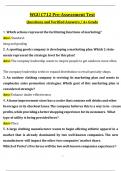 WGU C712 Pre-Assessment Test Questions and Verified Answers Latest 2025&sol;2026 COMPLETE FREQUENTLY MOST TESTED QUESTIONS WITH COMPLETE SOLUTION &sol;GET IT 100&percnt; ACCURATE&excl;&lpar;Graded A&plus;&rpar;