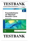  Test bank for Foundations of Mental Health Care 8th Edition by Michelle Morrison-Valfre