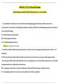 WGU C712 Final Exam Questions and Answers Latest 2025&sol;2026 COMPLETE FREQUENTLY MOST TESTED QUESTIONS WITH COMPLETE SOLUTION &sol;GET IT 100&percnt; ACCURATE&excl;&lpar;Graded A&plus;&rpar;