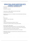 NR546 FINAL EXAM QUESTIONS WITH CORRECT ANSERS 2025