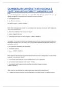 CHAMBERLAIN UNIVERSITY NR 442 EXAM 2 QUESTIONS WITH CORRECT ANSWERS 2025
