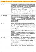 NCLEX RN &num;40 Exam Test Questions with 100&percnt; Verified Answers 2025 Update