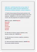 CRRN TEST 1 &lpar;CERTIFICATION TEST&rpar;2025&sol;2026