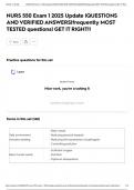 NURS 550 Exam 1 2025 Update &vert;QUESTIONS AND VERIFIED ANSWERS&vert;frequently MOST TESTED questions&vert; GET IT RIGHT&excl;&excl;
