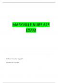 PHARM 615 EXAM 3 MARYVILLE STUDY GUIDE QUESTIONS WITH 100&percnt; CORRECT ANSWERS