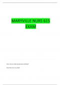 NURS 615 ADVANCED PHARMACOTHERAPEUTICS MARYVILLE UNIVERSITY EXAM 4 QUESTIONS WITH 100&percnt; CORRECT ANSWERS