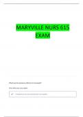 MARYVILLE NURS 615 PHARM EXAM 2 QUESTIONS WITH 100&percnt; CORRECT ANSWERS
