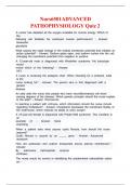 Nurs6501ADVANCED PATHOPHYSIOLOGY Quiz 2 