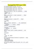 Nursing5336 FNP Exam 2 2024 