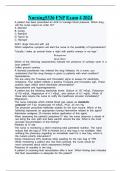 Nursing5336 FNP Exam 4 2024 