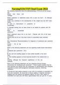 Nursing5336 FNP Final Exam 2024 