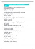 BCPP Pulmonary Reviews Questions&sol;Answer 2025&sol;2026 Graded A&plus; 