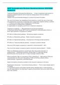 BCPP Schizophrenia Reviews Questions&sol;Answer 2025&sol;2026 Graded A&plus;