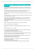 BCPP Statistics PEDS Questions&sol;Answer 2025&sol;2026 Graded A&plus;