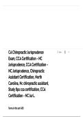 2026 Chiropractic Jurisprudence & CCA Certification Exam Prep &vert; CA Jurisprudence&comma; NC Jurisprudence&comma; North Carolina Chiropractic Assistant Study Guide