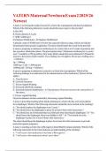 VATI RN Maternal Newborn Exam 2 2025&sol;26 Newest 
