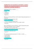 MARKETING MANAGEMENT CHAPTER 1 LATEST  UPDATE 2025 EXAM QUESTIONS AND ACCURATE  VERIFIED ANSWERS GRADED A&plus;