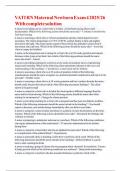 VATI RN Maternal Newborn Exam 4 2025&sol;26 With complete solution 