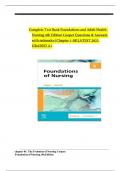 Test Bank for Foundation of Nursing&comma; 9th Edition Cooper Questions and Answers 2024&sol;2025 Guide
