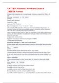 VATI RN Maternal Newborn Exam 6 2025&sol;26 Newest  
