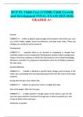 DCF FL Child Care &lpar;CGDR&rpar; Child Growth and Development FINAL EXAM 2025-2026&period; GRADED A&plus;&period;