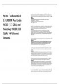 NCLEX Fundamentals II 3&period;18&period;43 PM&comma; Plus Cardio NCLEX &lpar;137 Q&A&rpar; and Neurology NCLEX &lpar;328 Q&A&rpar;&period; 100&percnt; Correct Answers Updated 2025