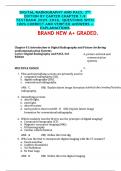 DIGITAL RADIOGRAPHY AND PACS&comma; 3RD EDITION BY CARTER CHAPTER 1-9 TESTBANK 2025-2026&period; QUESTIONS WITH 100&percnt; CORRECT AND VERIFIED ANSWERS &plus; EXPLAINATIONS&period; BRAND NEW A&plus; GRADED&period;
