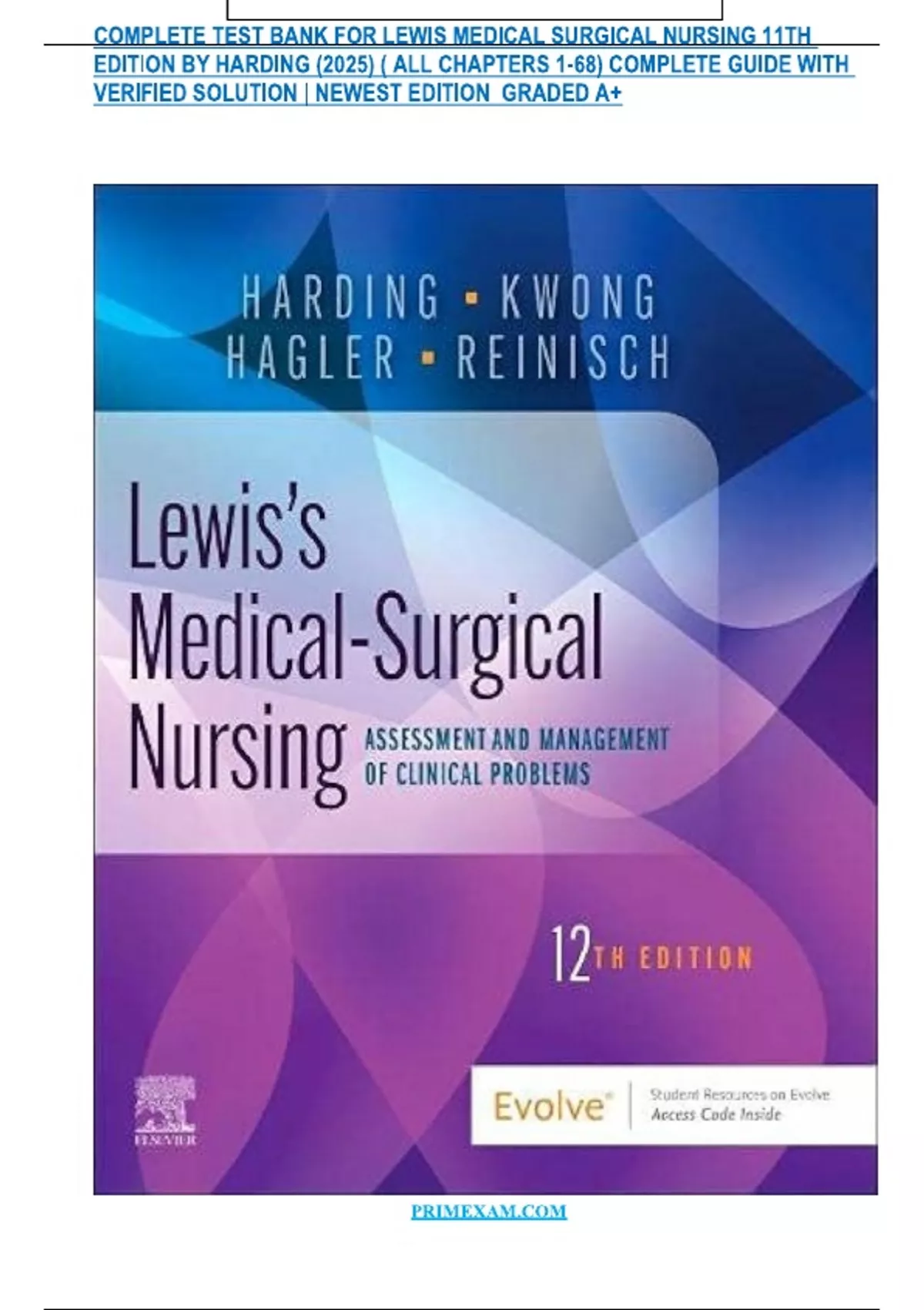 Lewis Med Surg Test Bank 11th Edition Pdf
