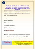OMPT 303&colon; TEST 1 EXAM QUESTIONS AND  CORRECT DETAILED ANSWERS &lpar;VERIFIED  ANSWERS&rpar; &vert;&vert;ALREADY GRADED A&plus;&vert;&vert;NEWEST  VERSION