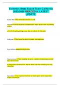 Esthetics State Board Exam California 2025&sol;2026 GRADED A&period; LATEST UPDATE&period;
