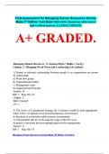 Final assessment for Managing Human Resources Gomez-Mejia 7th Edition Test Bank 2025-2026&period; Questions with correct and verified answers&period; LATEST UPDATE&period;  A&plus; GRADED&period;