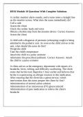 HESI Module 10 Questions With Complete Solutions