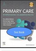 Test bank for Buttaro&colon; Primary Care&colon; A Collaborative Practice&sol; Interprofessional Collaborative Practice 6TH EDITION &vert;All chapters  Covered