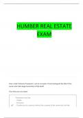 Humber Real Estate - Course 1&comma; Module 3 questions and answers