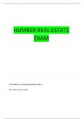 Humber College Real Estate Exam Course 2&comma; Module 1