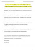 Capstone Leadership &colon; ATI Capstone Leadership 2025&vert;Actual Exam Set Questions And Verified Answers &lpar;Correct solutions&rpar; &vert; Get It 100&percnt; Accurate&excl;&excl;