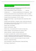 EMT National Registry Exam Questions&sol;Answers Graded A&plus; 2025&sol;2026