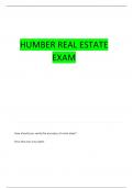 Humber Real Estate - Course 2&comma; Module 9&comma; Preparing to Market a Residential Real Property