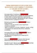 NR566 MIDTERM STUDYGUIDE 2025 QUESTIONS AND CORRECT ANSWERS &vert; A&plus; GRADE STUDY GUIDE &vert; CHAMBERLAIN
