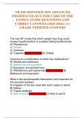 NR 566 MIDTERM 2025 ADVANCED PHARMACOLOGY FOR CARE OF THE FAMILY GUIDE QUESTIONS AND CORRECT ANSWES &lpar;2025-2026&rpar; &vert; A&plus; GRADE VERIFIED ANSWERS