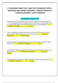 C 39 ROOFING TRADE TEST 1 AND TEST 2 &lpar;COMPLETE TESTS&rpar; &vert; QUESTIONS AND CORRECT ANSWERS &vert; ALREADY GRADED A&plus; &vert; VERIFIED ANSWERS &vert; LATEST VERSIONS