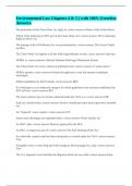 Environmental Law Chapters 4 & 5 &vert;&vert; with 100&percnt; Errorless Answers&period;